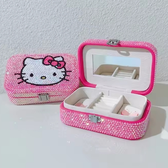 Hello Kitty Rhinestone Jewelry Box - Picture 4 of 15
